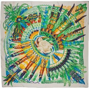 Hermès  Danse Pacifique Silk Scarf